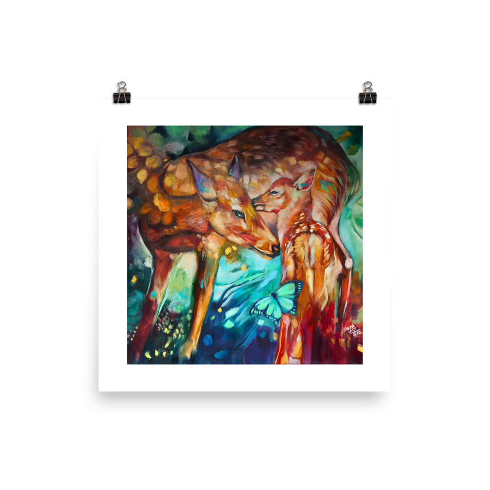 FINE ART PRINT :- “ Love has no language, it’s just felt “