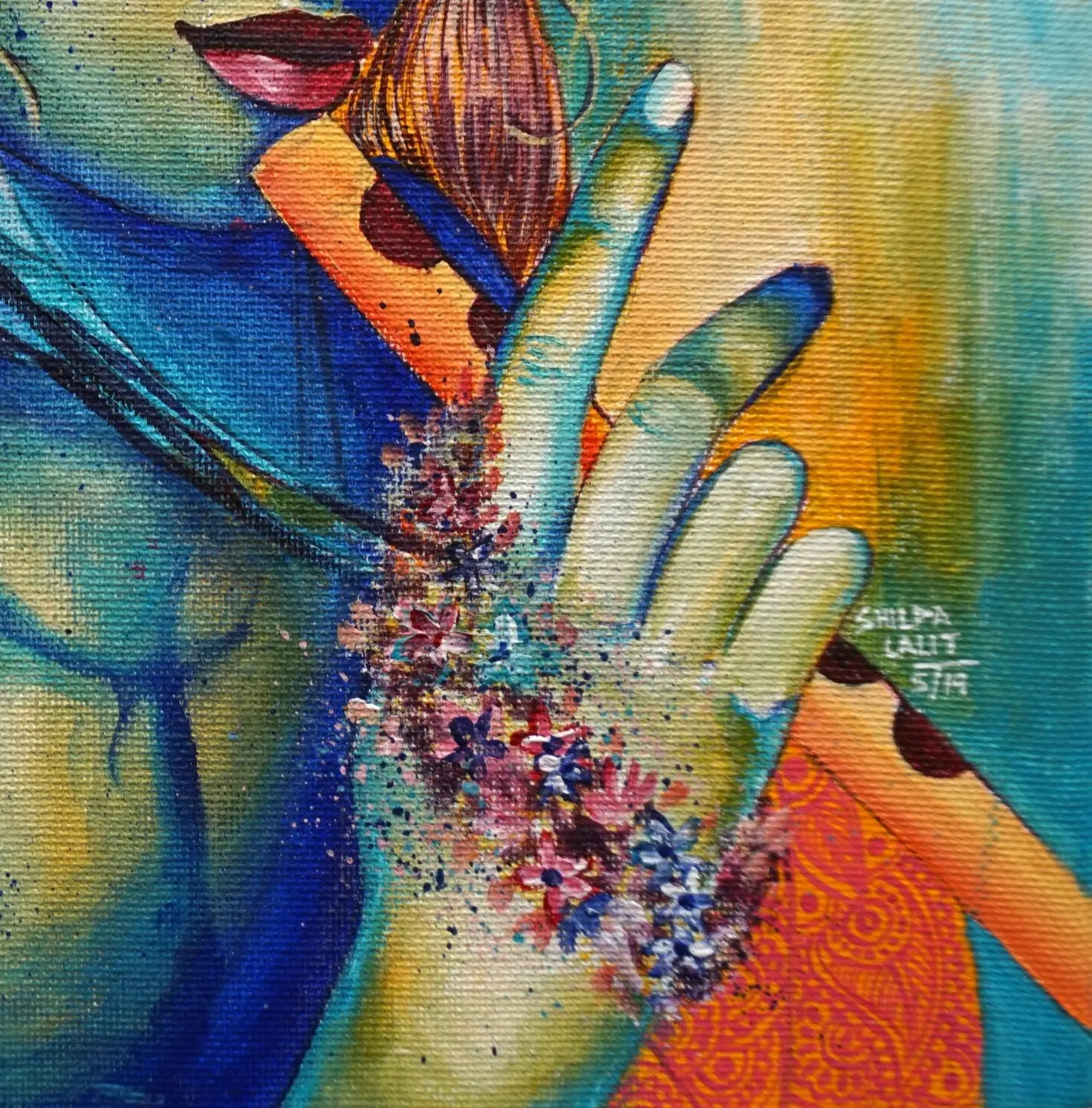 Paint Lord Krishna and the Bird - A Beginner-Friendly Acrylic Painting Workshop on Canvas