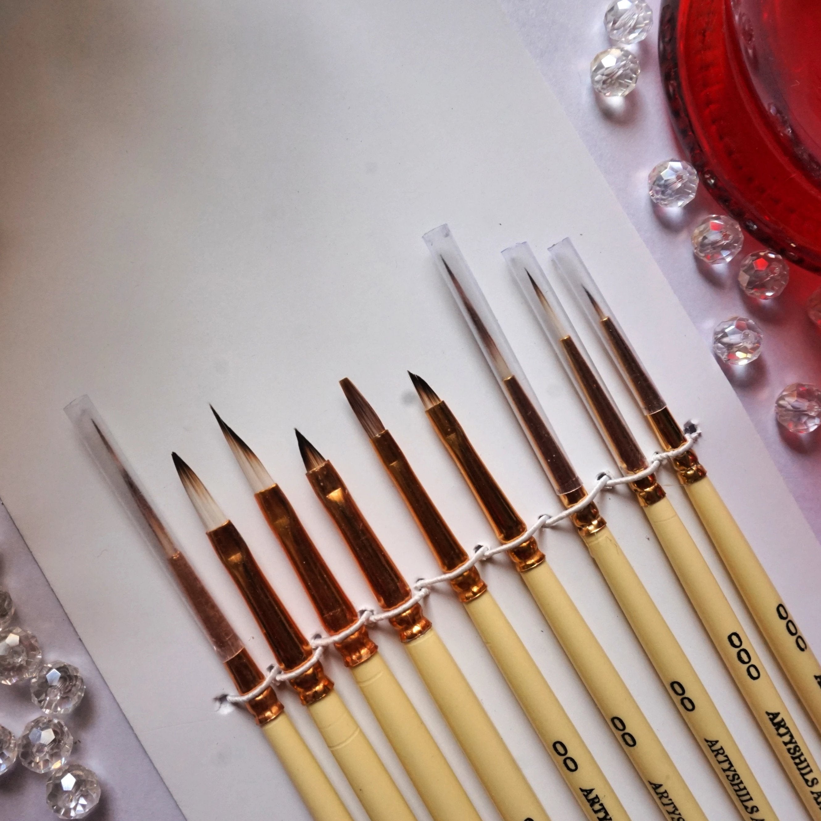 **VERSION 3** Fine detailers mix brushes for painting by Artyshils Art