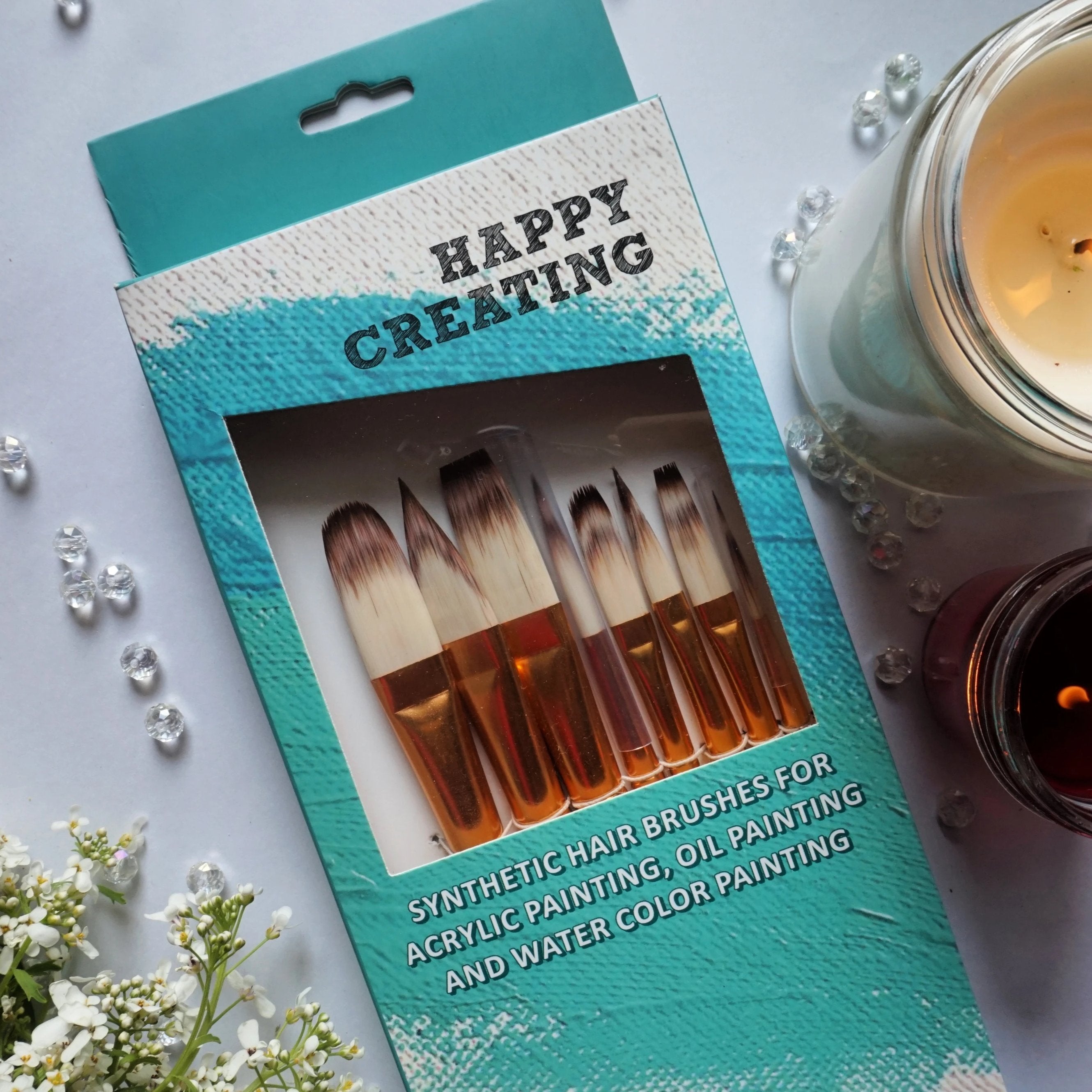 **VERSION 3** Long hair reservoir brushes for painting by Artyshils Art