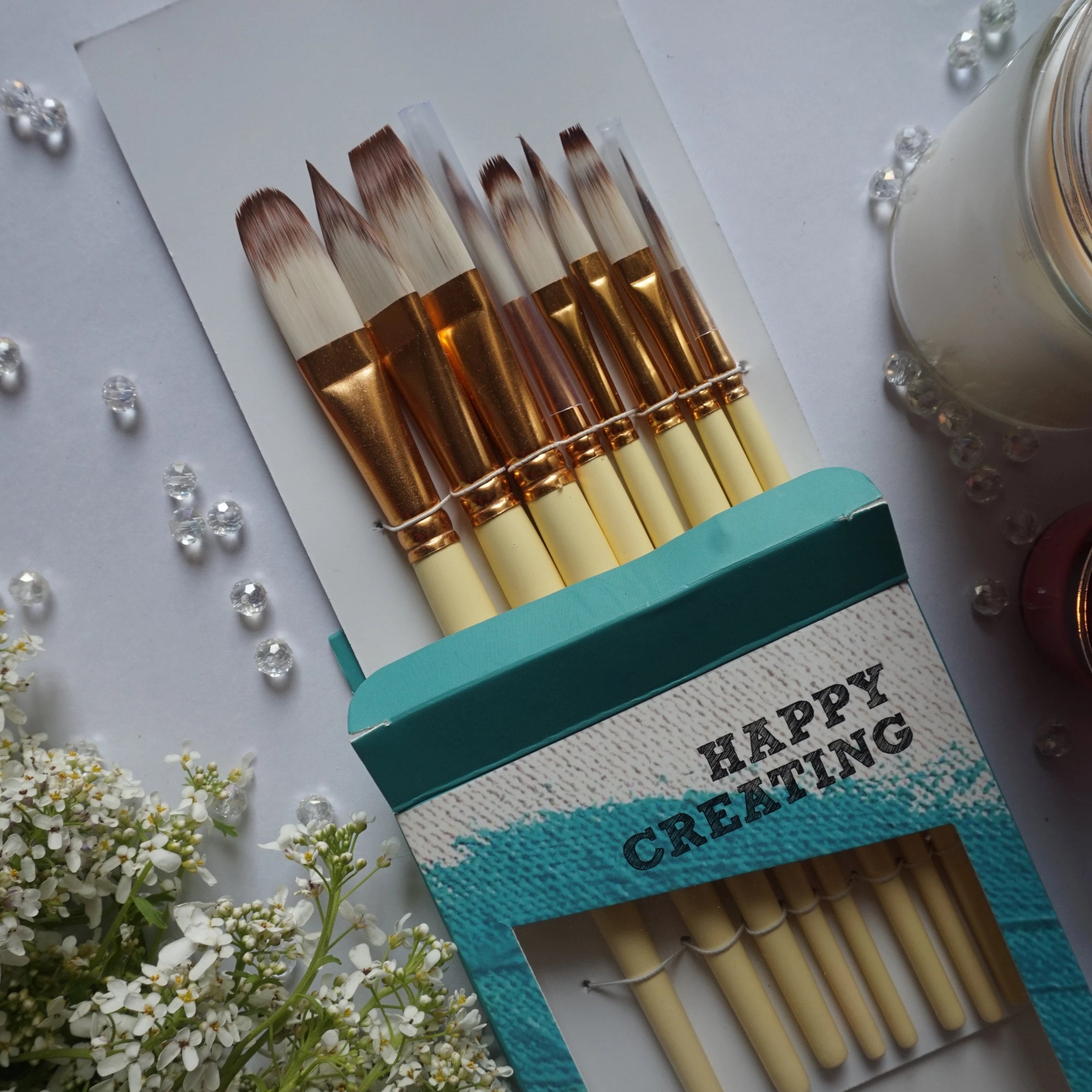 **VERSION 3** Long hair reservoir brushes for painting by Artyshils Art