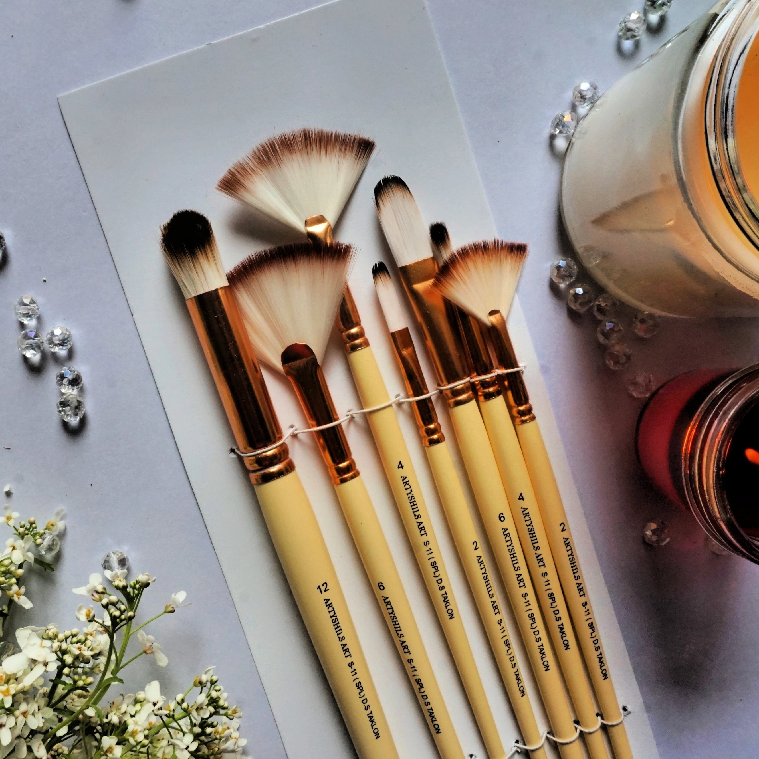 ** VERSION 3 ** Fan and horse shoe blender effect brushes 2 set by Artyshils Art