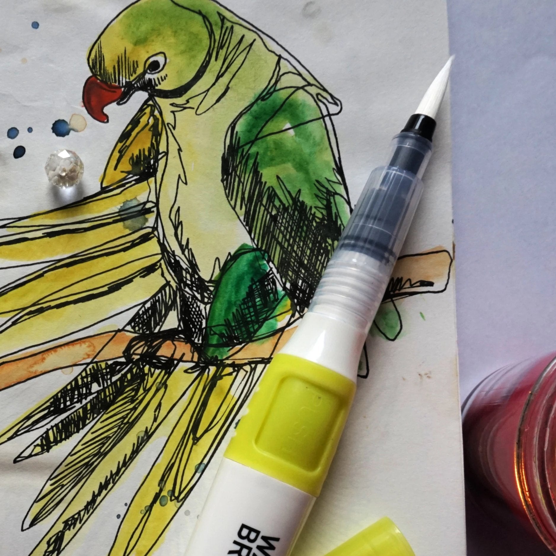 Water Brush Pen ( Large)