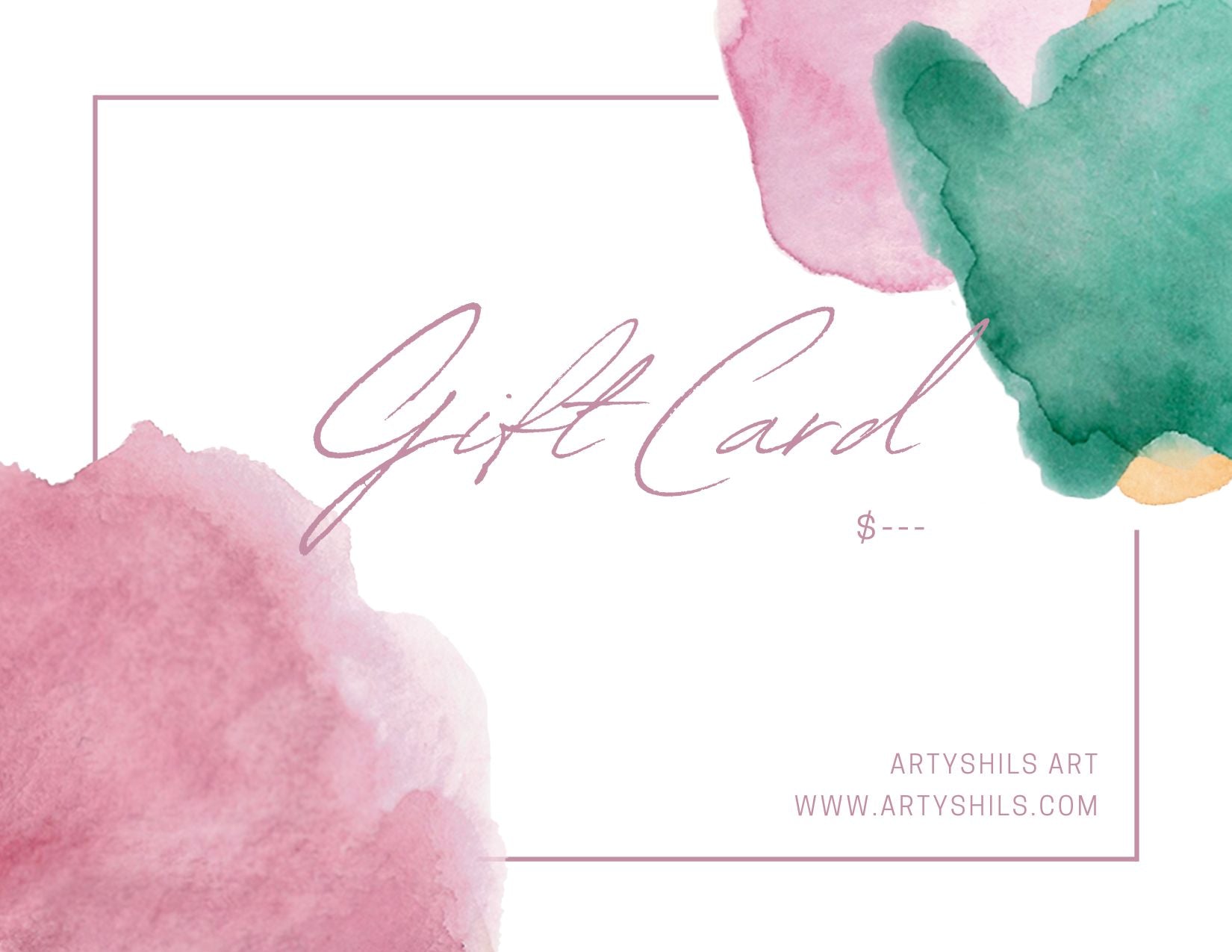 Artyshils Art Gift Card