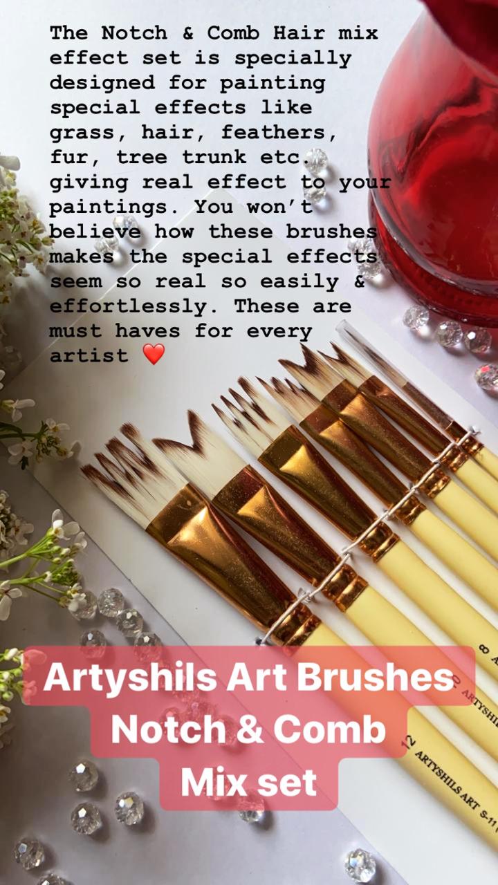 ** VERSION 2 ** Notch and comb hair mixed effect set 1 by Artyshils Art