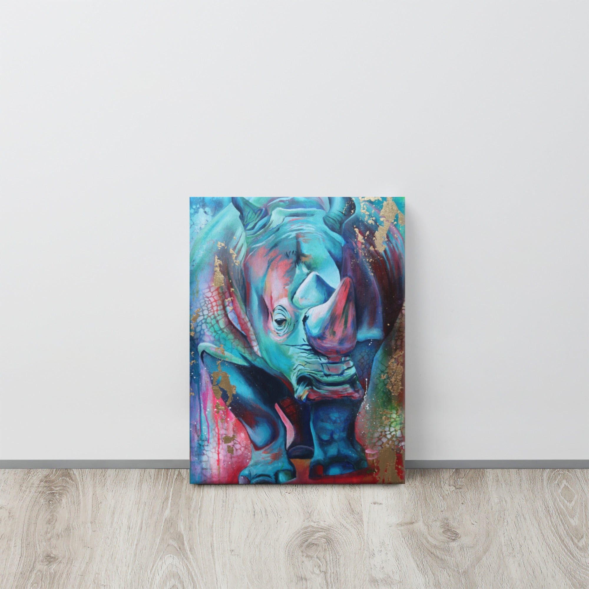 Canvas Print :- Rhino