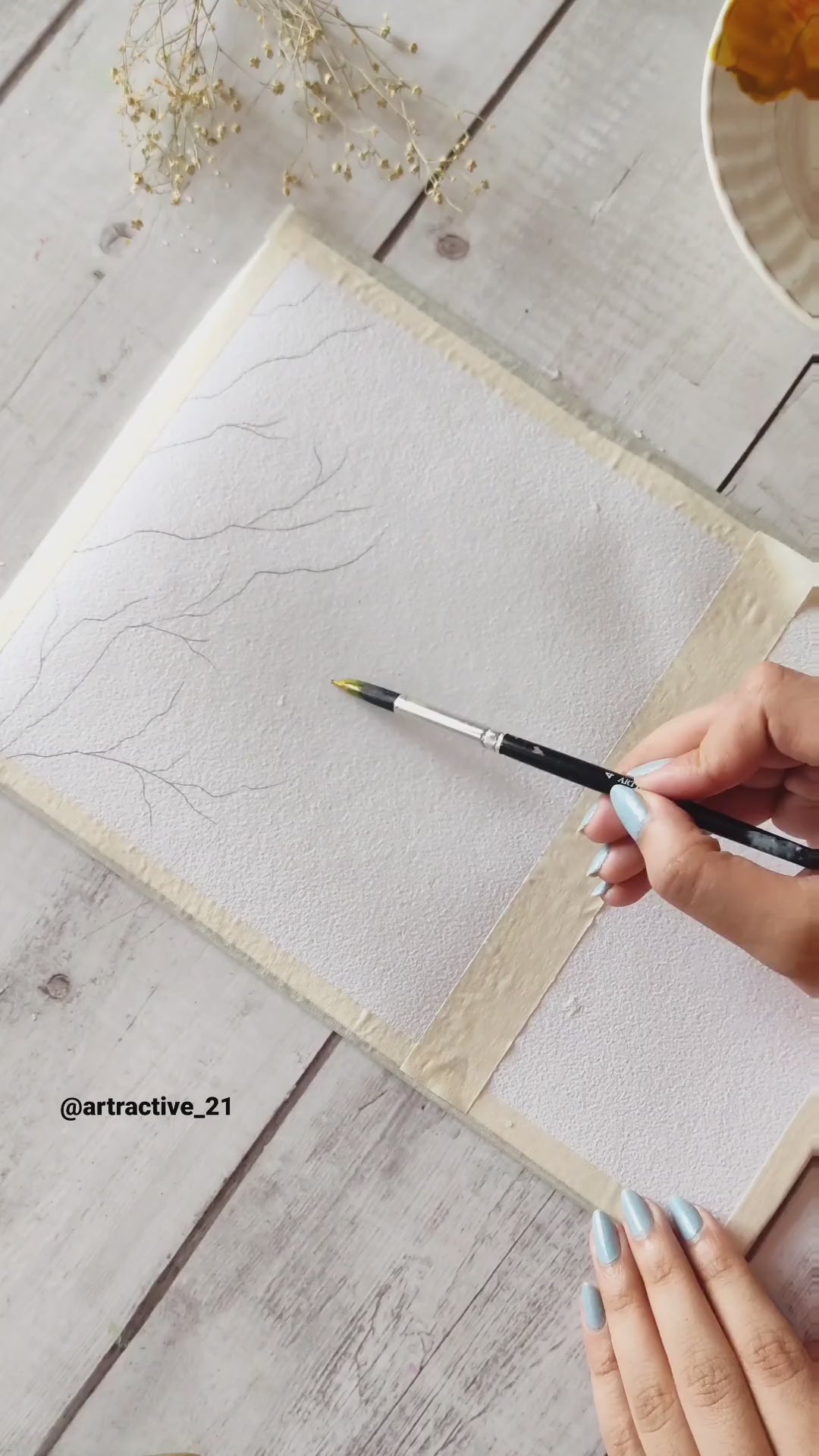 Silver Bill soft Premium Watercolour Brushes set by Artyshils Art