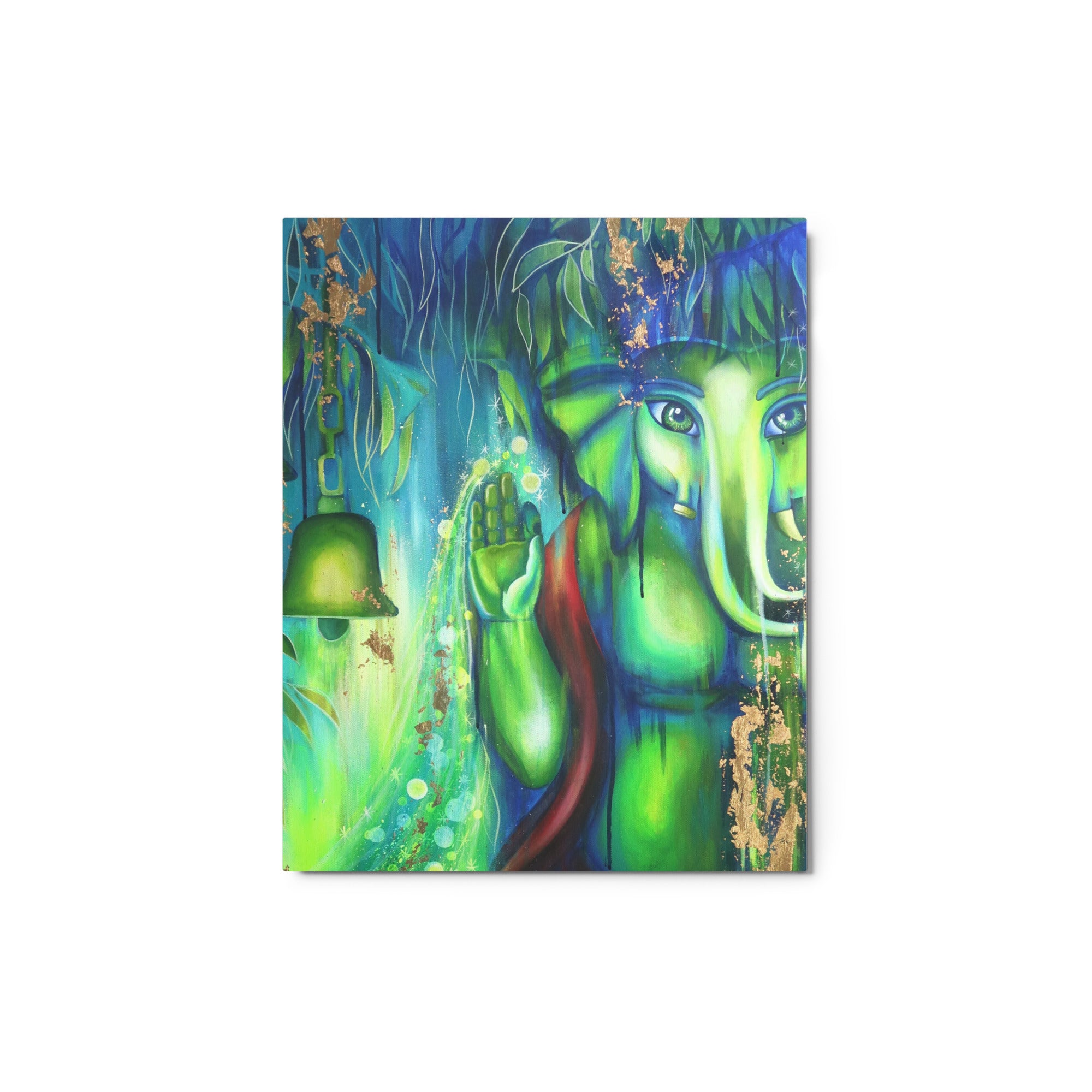 Metal print gloss - Lord Ganesha art