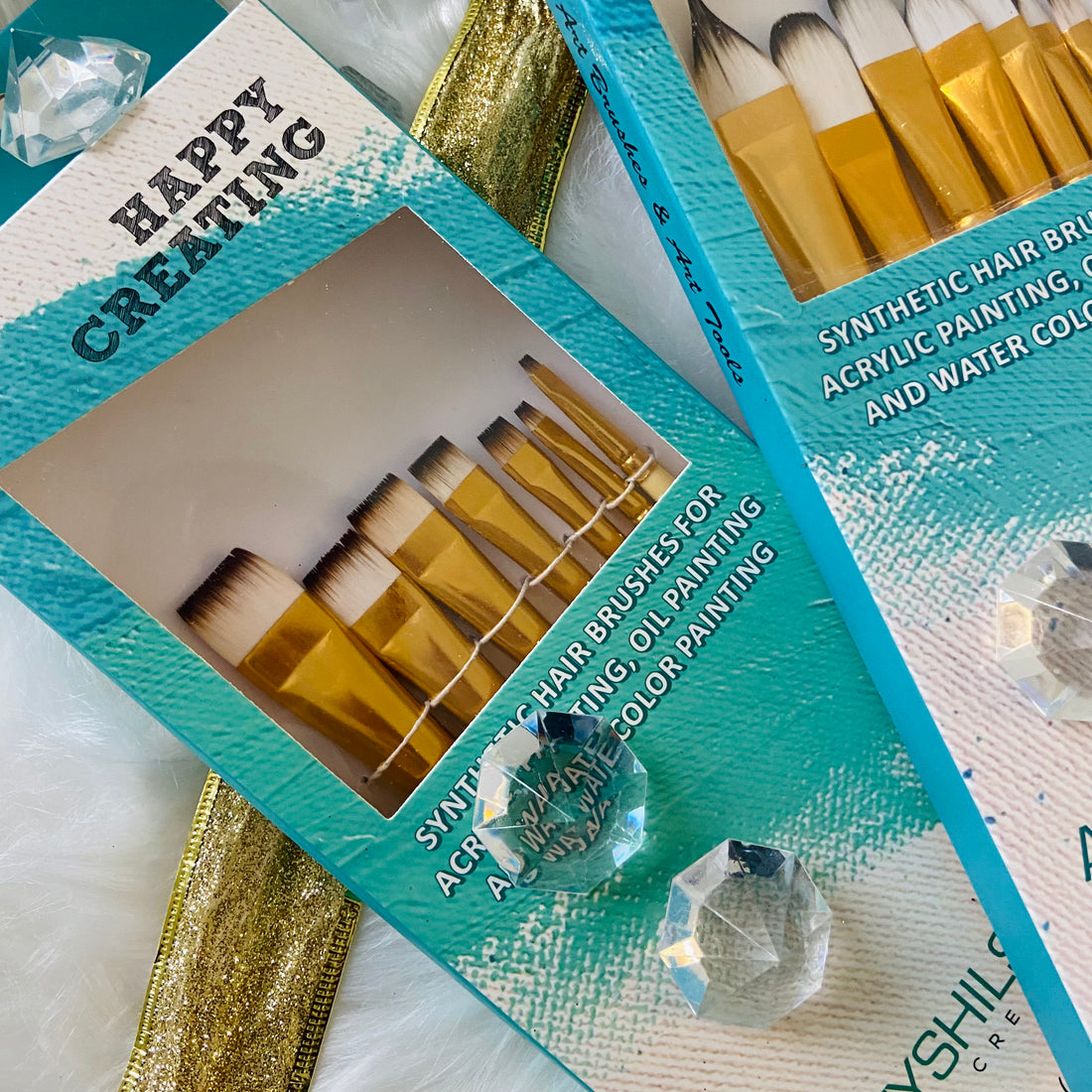 Gift 001 :- Gift for oil painting artist | 3 Brush sets | Blender. Mix. Fine details plus