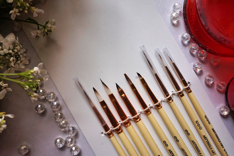 COMBO 18 :- ALL 9 SETS + BRUSH ORGANIZING RACK