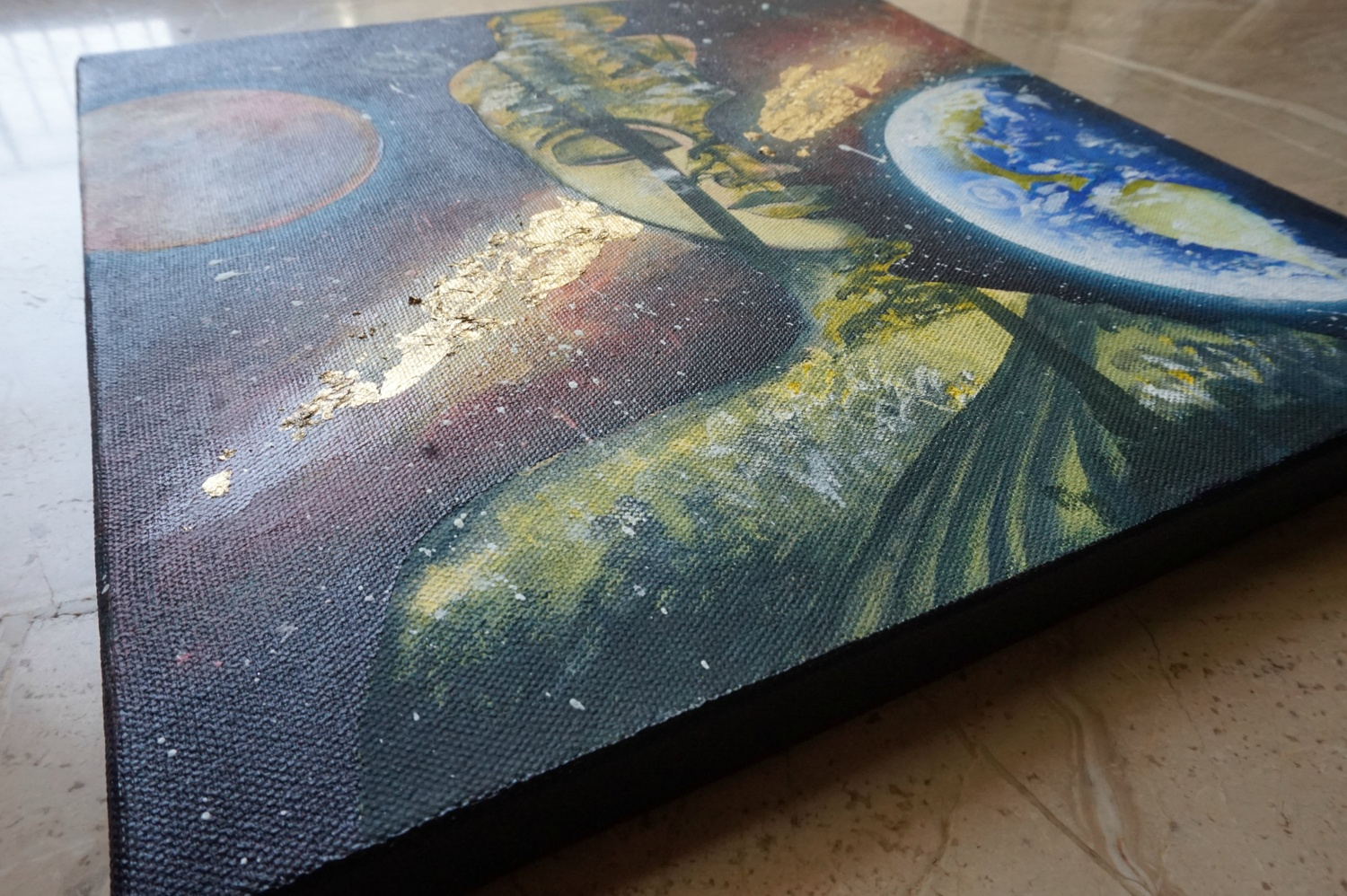 Meditating Buddha: Peace Within You : Detailed Acrylic &amp; Mixed Media Painting Workshop