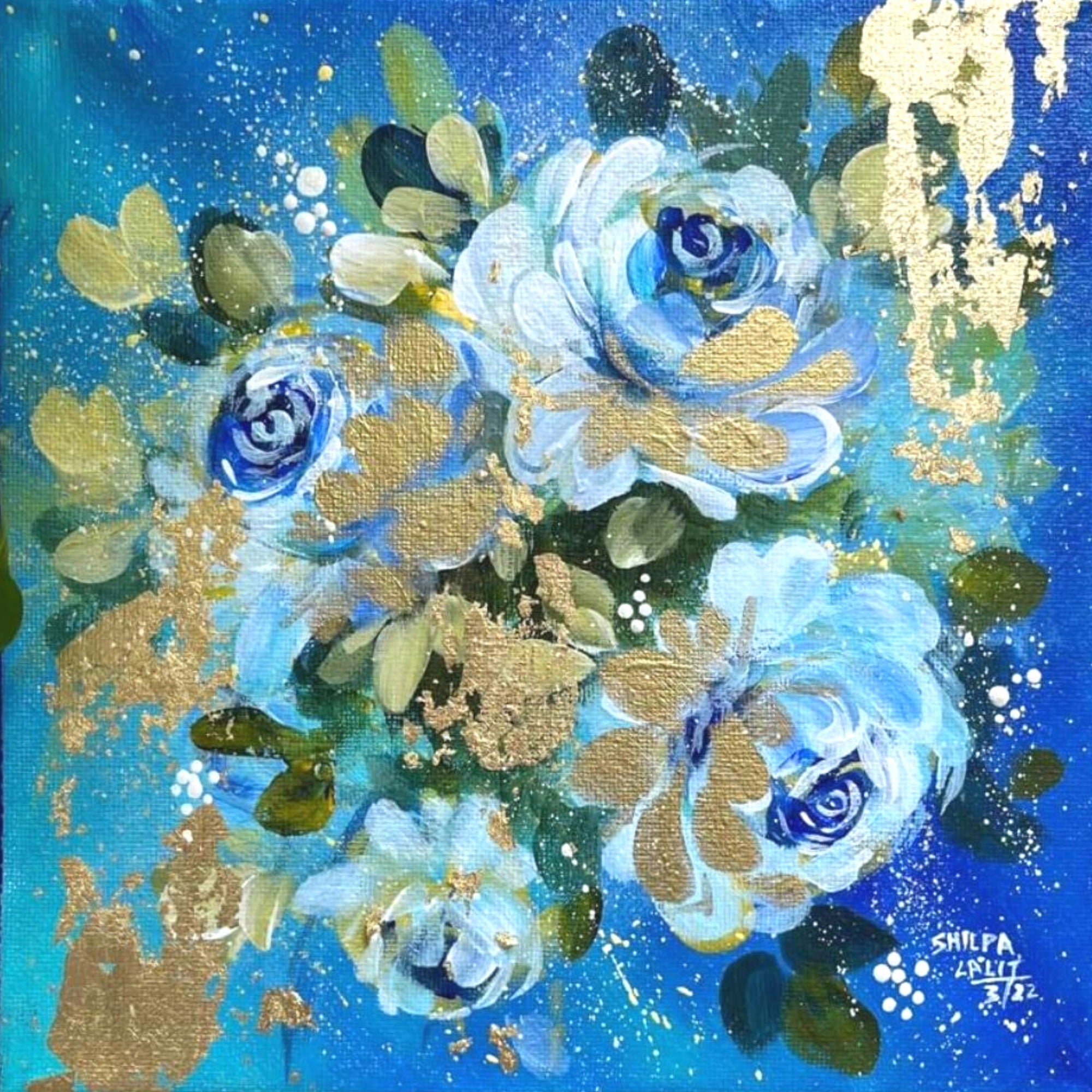 Painting Roses + Girl with Roses : 2 Detailed Acrylic Painting Workshops
