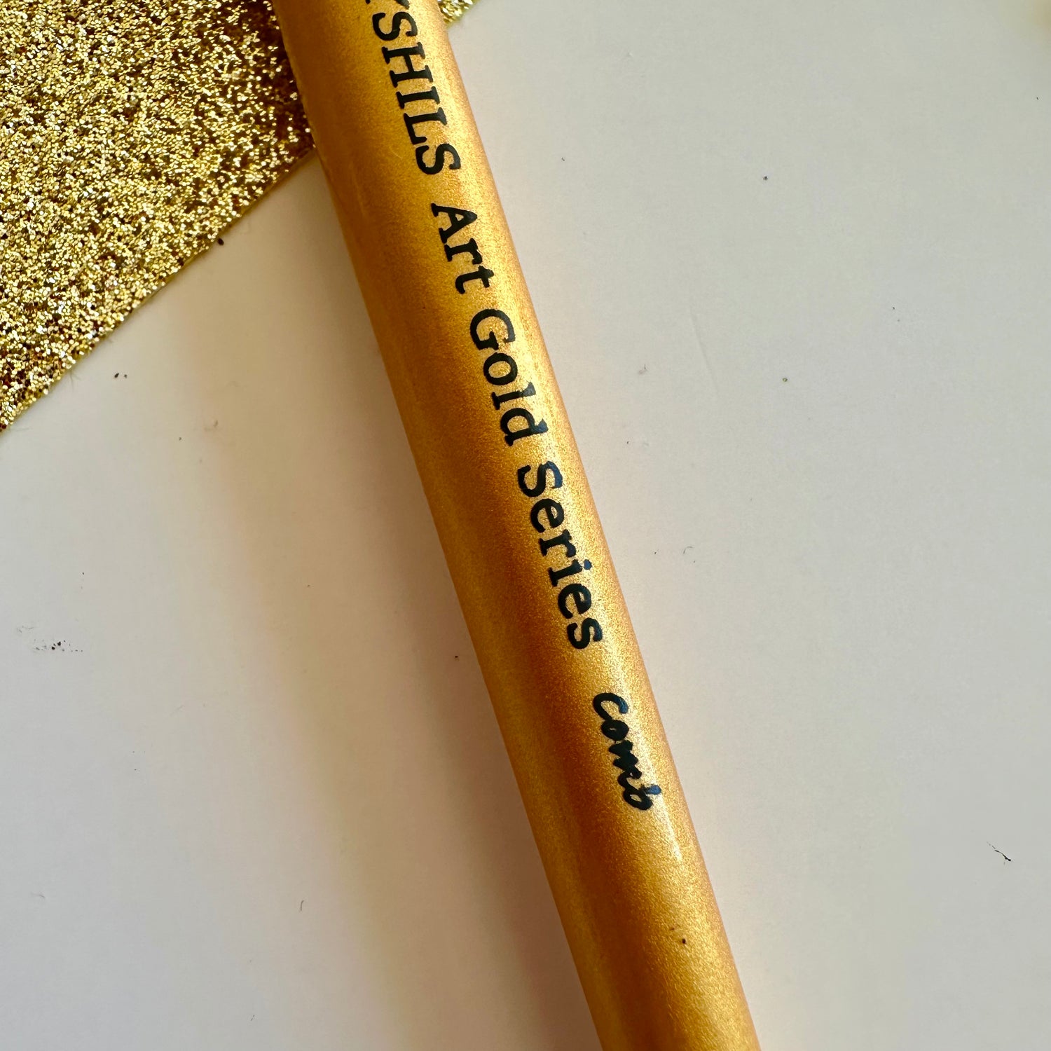 No.8 Flat Comb Hair Brush : Gold Glow Collection | Synthetic Hair | Vegan