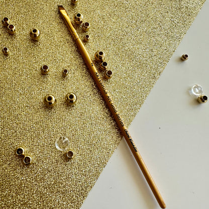 No.2 Chisel Blender Brush : Gold Glow Collection | Synthetic Hair | Vegan