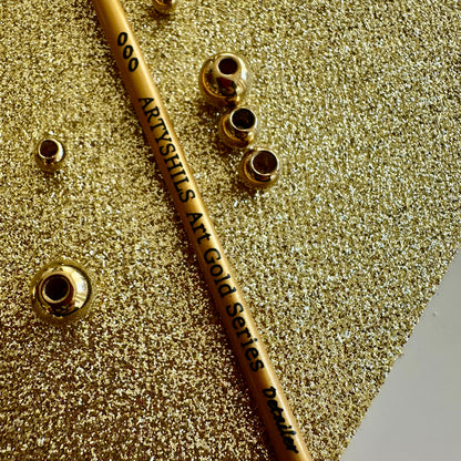 No.000 Detailer Brush : Gold Glow Collection | Synthetic Hair | Vegan