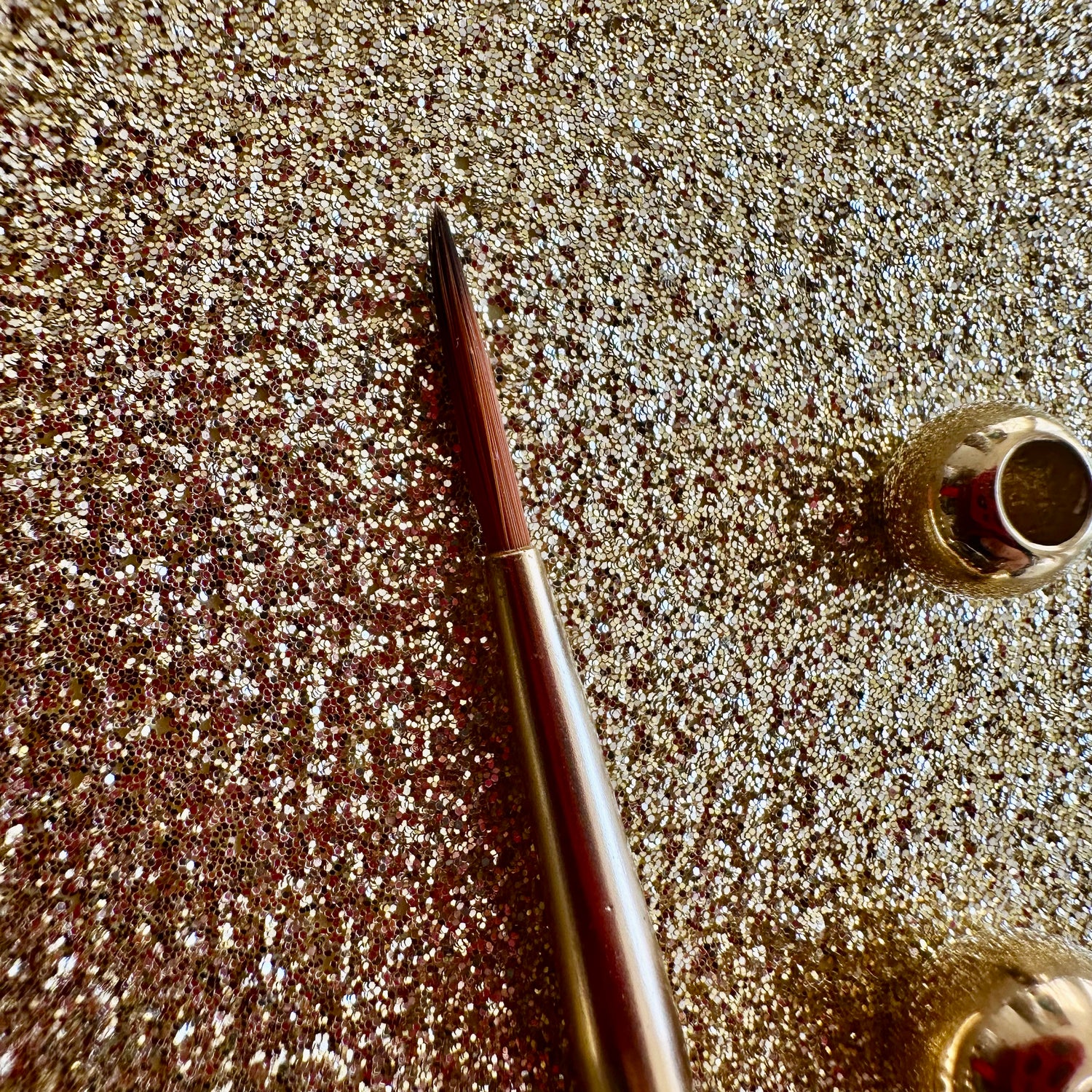 No.00 Liner Brush : Gold Glow Collection | Synthetic Hair | Vegan