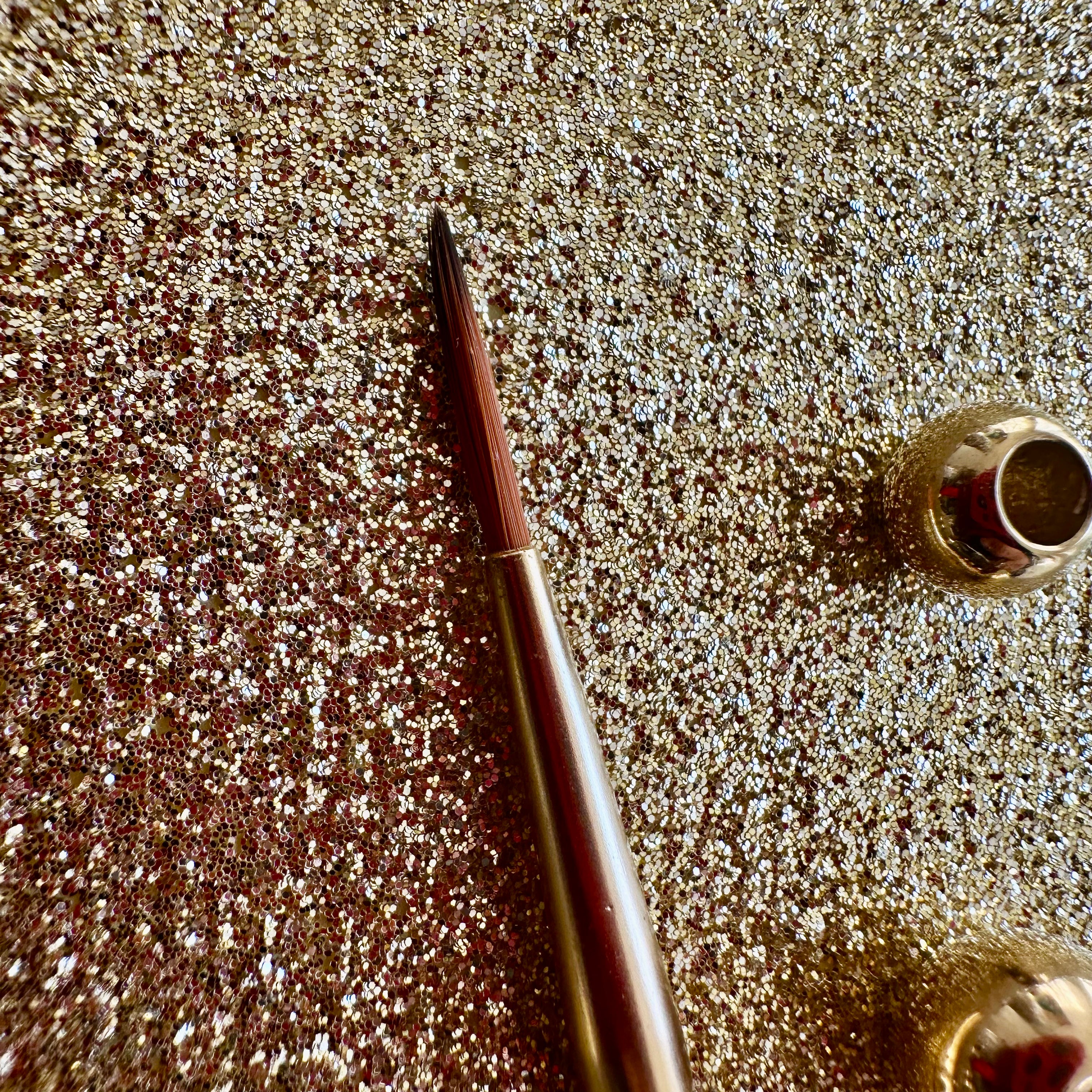 No.00 Liner Brush : Gold Glow Collection | Synthetic Hair | Vegan