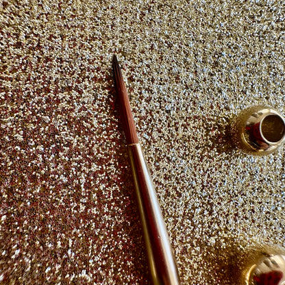 No.00 Liner Brush : Gold Glow Collection | Synthetic Hair | Vegan