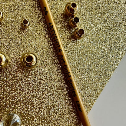 No.00 Liner Brush : Gold Glow Collection | Synthetic Hair | Vegan