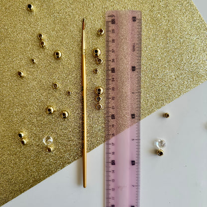 No.00 Liner Brush : Gold Glow Collection | Synthetic Hair | Vegan