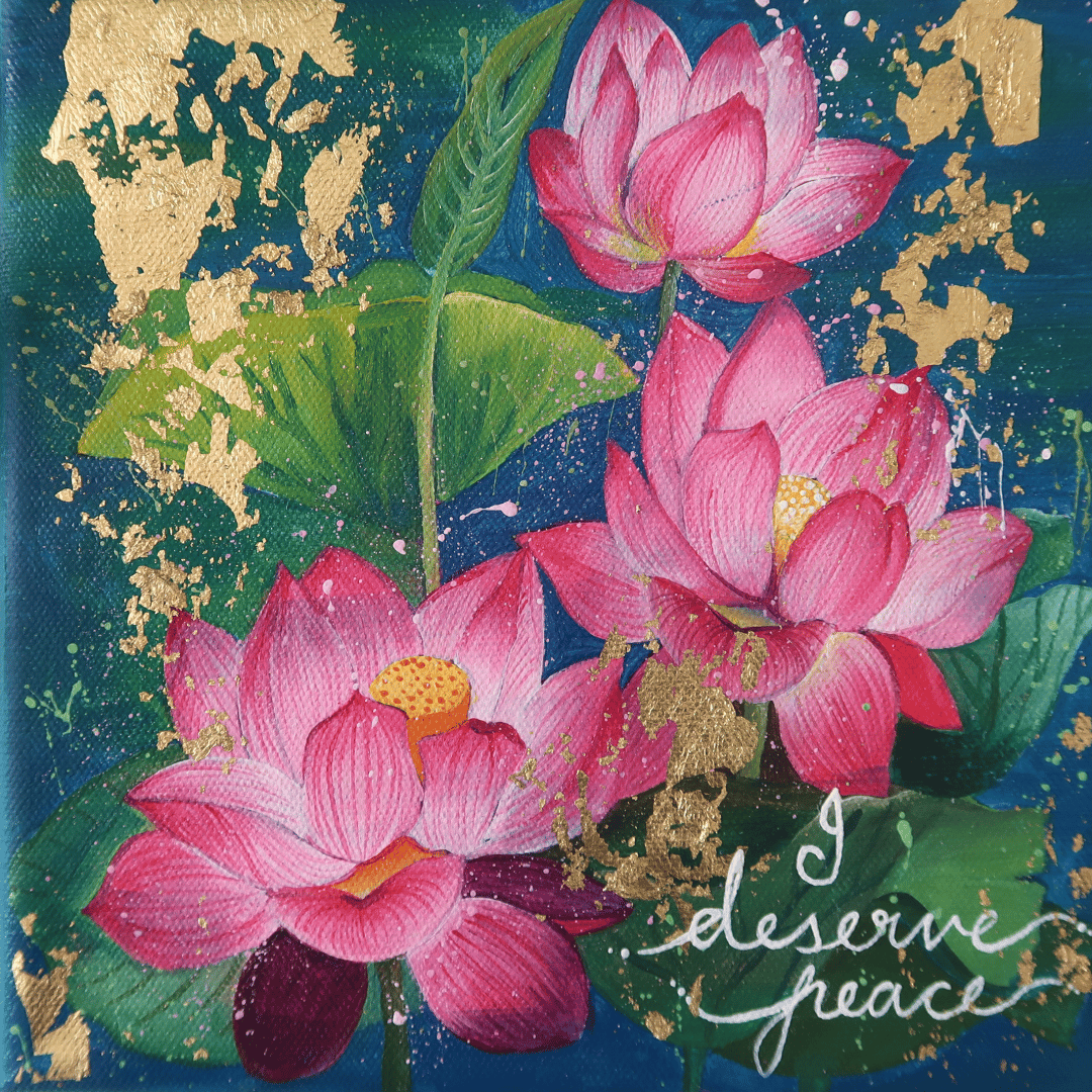 Paint Beautiful Flowers in Acrylic v/s Watercolour | Online Floral Painting Workshop – Pansies, Stargazer Lilies, Plumeria &amp; Lotus