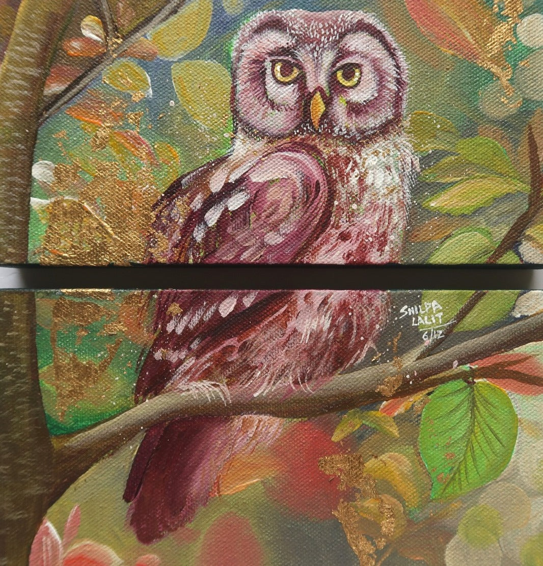 4 birds acrylic painting workshop bundle | Flamingo, Macaw, Owl &amp; Beach Birds | Step by step detailed workshops