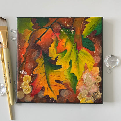 Discover the Beauty of Fall with 4 Stunning Autumn Acrylic Paintings + 1 FREE Bonus Workshop