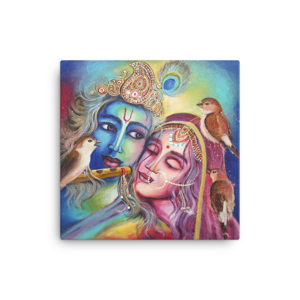CANVAS PRINT - Radha Krishna by Shilpa Lalit