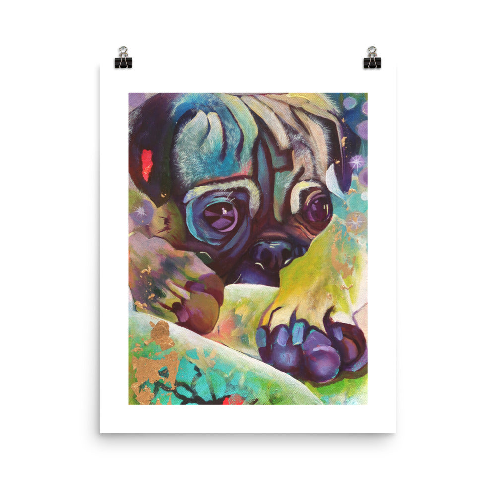 FINE ART PRINT :- THE PUG